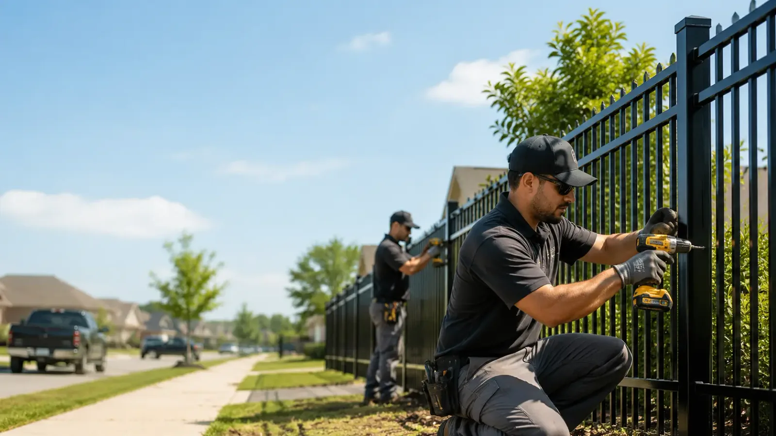 Metal Fence Installation in Portia, AR